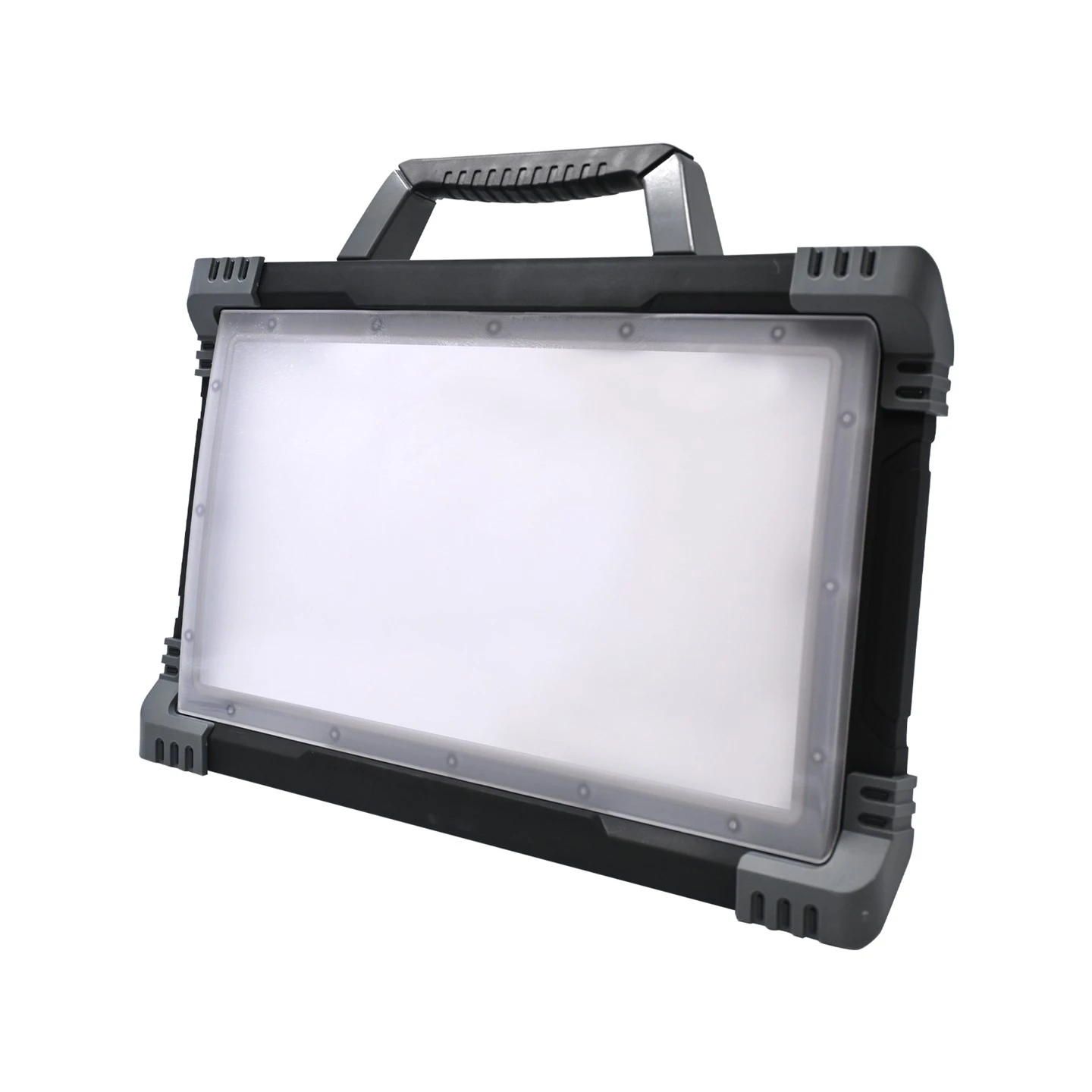 80W Rectangular Dimmable Handheld LED Work Light (2X Socket)