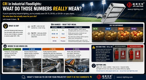 CRI In Industrial Floodlights: Why It Matters More Than You Think
