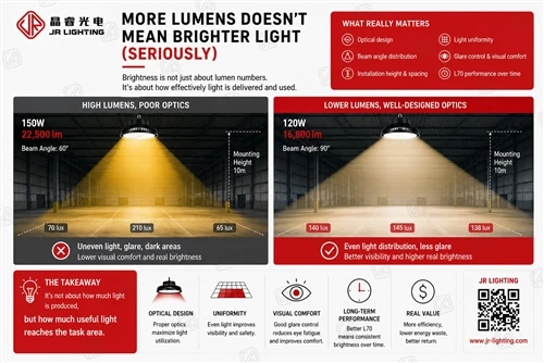A Negative Thought Spread: Higher Lumen Output Always Results in Better Lighting