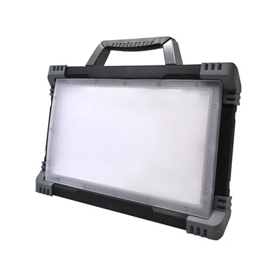 80W Rectangular Dimmable Handheld LED Work Light (2X Socket)